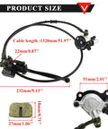Hydraulic Brake Master Cylinder Caliper With Pad For Trail Mini Bike CT100U CC100X And Other Mini Bikes MBX10 MBX11 MM-B80 MM-B105 98cc
