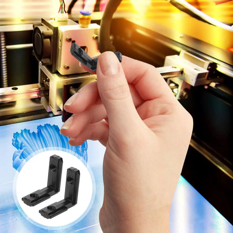 Level Up Your Build With These Sick L-Shape Interior Corner Connectors For 2020 T-Slot Aluminum Profiles, Featuring Hella Secure Concealed Hardware And Perfect 90 Degree Angles For Shelves, Cabinets And Workbenches.