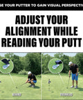 Golfer using Game-Changing 360 Degree Alignment Golf Ball Marker And Putting Aid For Precise Putts Rotate To Aim USGA Compliant