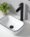 White Ceramic Oval Vessel Sink 23 By 16 Inch Modern Above Counter Bathroom Lavatory Vanity Basin With Premium Glaze Scratch Resistant