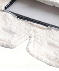 Open view of warm windproof RC transmitter gloves foldable for drone FPV remote control, showing soft interior lining.
