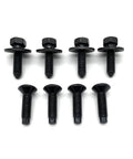 Badass Heavy Duty Replacement Kit For Jeep Wrangler Jk Hood Hinge Torx Bolts And Screws With Captive Washers set of 8 black screws