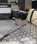Heavy Duty Adjustable Bungee Cords With Hook And Carabiner, 48 Inch Unstretched, securing gear on truck bed with tools