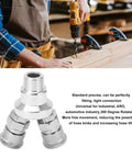 2 Way Hose Splitter Carbon Steel G1 Half Thread Manifold Block Splitter for Pneumatic Air Compressor Fitting Heavy Duty