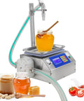 Automatic Viscous Liquid Bottle Filler For Shampoo Essential Oils Body Wash Cosmetic Cream Honey Bottling Machine with honey jar