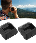 2 Pack UV5R Radio Charger Dock with Built In Indicator Light for UV5R Plus UV5RA UV5RB UV5RC UV5RD UV5RE Two Way Radios ABS