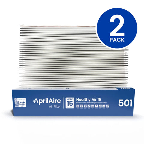 Replacement Filter For 5000 Whole House Air Purifier 16x25x6 MERV 15 Equivalent Pack Of 2 USA Made Fits AprilAire 501