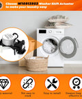 Upgraded 49tyz-e120a1 Washer Shift Actuator Replacement For Whirlpool Kenmore Washing Machines Durable Thick Material Prevents Cracking W10913953 W11481722 Fits W10597177 AP6037270 W10815026 VP