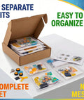 4-In-1 Engineering Kit For Kids Aged 8-12 Build A Mars Rover, A Fast Race Car, A Dope Soaring Glider, And A Paddle Boat; Learn Motor Dynamics And Mechanical Transmission Hands-On, Complete set in box with 4 separate kits