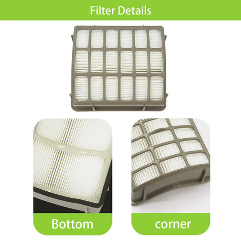 Replacement Filter Kit For Shark Navigator Upright DLX And Rotator Series NV60 NV70 NV71 NV80 NV90 NV95 NVC80C grid view