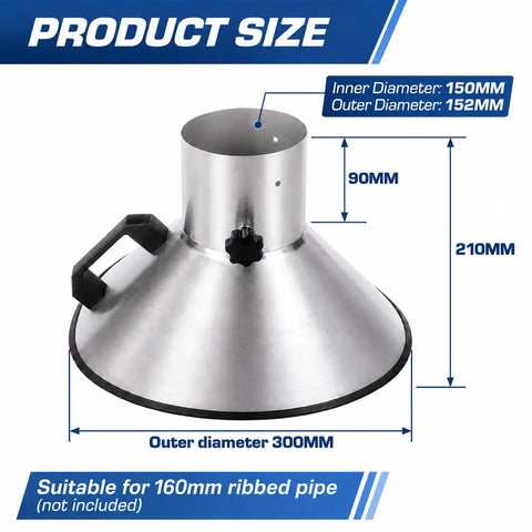 Bad Boy Stainless Steel Fume Extractor Crafted To Tackle Thick Welding Fumes And Shop Grime While Keeping The Garage Smelling Fresh Throughout Heavy Duty Ops dimensions with sizes labeled.