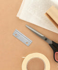 Five Pack Tape Dispenser Cutter Blades Refills for Industrial Tape Gun Replacement Rotary Blades for Fast Sealing and Edge Retention in Pro Grade Heavy Duty Packaging Tools, silver blade on packing supplies