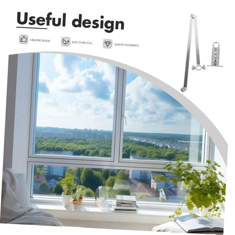 Manual Window Opener For Greenhouse Ventilation Sturdy Bracket Easy Install And Secure Handle Boost Airflow And Convenience For Fresh Air And Plant Health