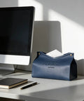 Pink PU Leather Tissue Box Cover Minimalist Modern Nordic Decor for home office and car durable rectangle tissue holder on desk