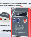 Surface Roughness Tester With LED Display And 0.01 Micron Precision, Portable Profilometer For Ra Rq And Rz Rt with USB charging port