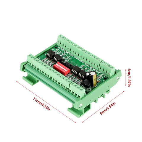 Eight Channel Bidirectional Logic Level Converter Module For 5V 24V Signals NPN PNP To NPN Translation With Optocoupler