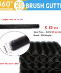 5 Inch Gutter Guard Brush Filter Pack With 80 Ft Total Length Fits Standard 5 Inch And K Style Gutters Leaf Debris Guard