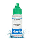 Thiosulfate Refill For Pool And Spa Test Kits N10 0.75 Oz Easy Reagent For Accurate Total Alkalinity Readings photographed with label.