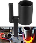 3/4 Inch Anvil Hole Tool for scroll work; used in blacksmithing for S hook bending and twisting; fits in vise or anvil