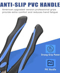 6 Inch Long Needle Nose Pliers With Side Cutting For Precision Gripping And Cutting In Nickel Chromium Steel Heavy Duty Construction with ergonomic anti-slip PVC handles