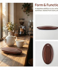 High Precision Coffee Scale With Spoon 0.1g Increments 500g Capacity Rechargeable Digital Kitchen Scale with wooden design