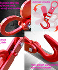 3 Ton Automatic Decoupling Lifting Hook for Forklifts with thickened alloy steel, self-dumping feature, and auto-separating function