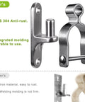 Comparison of 2 Pack Wall Mount Gate Hinges For Chain Link Fences One And Seven Eighths Inch Hinges With Five Eighths Pin Features.