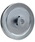 6 Inch Single Groove V Belt Pulley For A B 5L 4L Belts Carbon Steel Motor Pulley With Three Quarter Inch Bore Zinc Plated Durable 1020 Steel