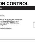 Wiring instructions for Outdoor Dusk To Dawn Photocell Sensor For Lamps And Fixtures No Manual Switch Needed Auto On At Dusk And Auto Off At Dawn 120V UL Listed Black Easy Install Fits Standard Mounting Hole.