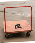 No Fuss Bull Handle Replacement For Shopping Carts And Camping Carts Easy Install Durable Plastic Grip With Smooth Wheel Management For Long Term Performance black plastic handle on red cart