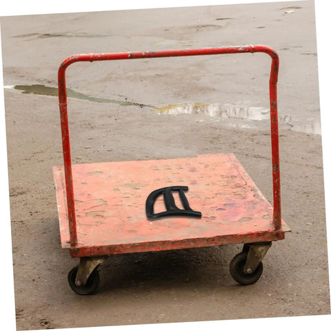 No Fuss Bull Handle Replacement For Shopping Carts And Camping Carts Easy Install Durable Plastic Grip With Smooth Wheel Management For Long Term Performance black plastic handle on red cart