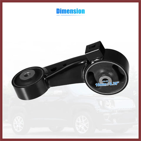 Kill That Clunk Now And Tighten Your Daily Rig With This Engine Motor Mount And Torque Strut Bracket Replacement For Lexus Es300 Es330 And Toyota Camry To Eradicate Rattling And Keep Highway Cruises Absolutely Smooth, featuring black metal construction, measuring 10mm.