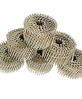 3600 Count Siding Nails Two And A Half Inch By 0.090 Inch 15 Degree Wire Collated Coil Resin Paint Coated Ring Shank For Rough Nailing