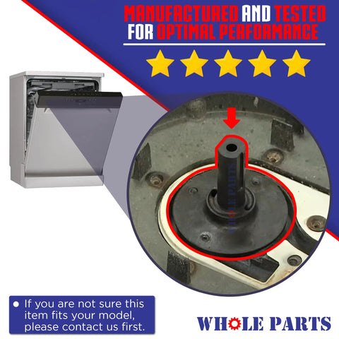 All In One Dishwasher Drain And Wash Impeller Kit 675806 Replacement Fits Kenmore KitchenAid Maytag Whirlpool image