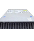 Dual Xeon Gold 6230 Processors Running Smooth At 2.1 Gigahertz Paired With 768 Gigs DDR4 RAM And A Major Storage Flex Featuring 24 Drive Bays Loaded With Rapid NVMe Modules For Heavy Duty Multitasking That Truly Delivers Results, front view of rack server with 24 drive bays.