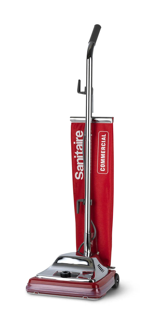 Eureka 7 Amp Commercial Vacuum Eureka Sc886e Heavy Duty Clean With 145 Cf Motor And Chrome Hood. 50 Ft Cord, Six Height Adjustments And Shake Out Bag For Pro Grade Carpet Care At Your Service