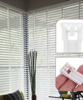 32 Piece Pleated Blind Repair Kit With Easy To Install Parts For Quick Fixes And Replacement Accessories Compatible With Most Pleated Window Blinds Tough Tools For Home Improvement And DIY Projects; close-up of white repair component