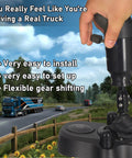 USB Truck Simulator Shifter Knob For ATS And ETS2 PC Racing showing flexible gear shifting with a molded handle.