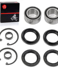 Beefed Up Front Wheel Bearings And Seals Kit For Foreman 400 450 500 Rincon Rubicon 650 680 ATV Models 1995 To 2014 TRX Codes