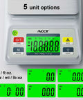 Ultra Precision 3000g Capacity Analytical Balance Lab Scale With 0.1g Readability, showing digital display and unit modes.
