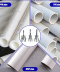 Internal And External Pipe Threading Tool Set For PVC Pipes One Half Inch Three Quarters Inch And One Inch Pro Electric Drill Compatible Pipe Threader Kit 3 Pcs For Quick Tapping And Easy Thread Cutting On Plastic Pipes