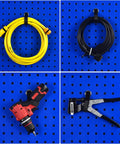 Heavy Duty Magnetic Hooks Set 40 Lbs Holds Cables Ropes Wires Cordless Tools For Garage Workshop RVs 4 Pack Tool Hangers