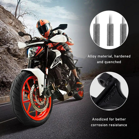 Motorcyclist on road with Beefed Up Chain Breaker Tool For Motorcycles, Bicycles, Dirt Bikes, ATVs, Go Karts And Scooters
