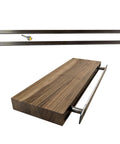 Floating Shelf Bracket Router Guide Kit with Precision Router Bit for inset installations and hidden bracket recess.