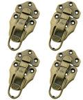 Top Shelf 4 Pack Antique Table Latches, 70mm x 40mm rust proof iron buckles for cabinets and wooden boxes.