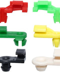 Must Have 224 Piece Door Lock Rod Clip Kit For GM Ford Chrysler Toyota Mazda Fits 4mm And 5mm Rod Size multi-color clips