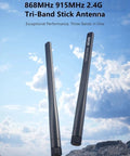 Tri Band 868MHz 915MHz 2 4 GHz Stick Antenna With SMA Connector 170mm Long Range FPV against blue sky