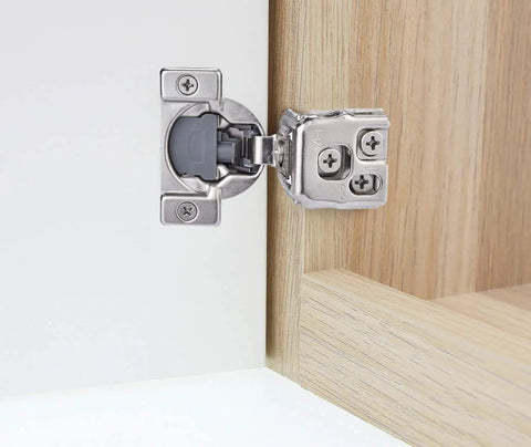Forty Pack Pro Grade Soft Close Cabinet Hinges For Face Frame Doors One Quarter Inch Overlay Satin Nickel 3D Adjustable Concealed Damper Skip The Slamming No Sweat Install Smooth Operation