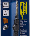 Built Tough Hex Shank Countersink Drill Bit With Adjustable Depth And Replaceable Inserts for precision drilling in pilot holes.