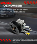 Heavy Duty Power Steering Pump With Pulley Replacement For Nissan Frontier Pathfinder Xterra 2005 To 2012 Four Point Zero Liter Engine with pulley and fittings.